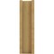 Ekena Millwork 5 1/2-in W x 20-in D x 20-in H Balboa Slat Rough Cedar Woodgrain TimberThane Outlooker, Primed Tan OUTUR055X20X20BOA24RCPR - alternate 3